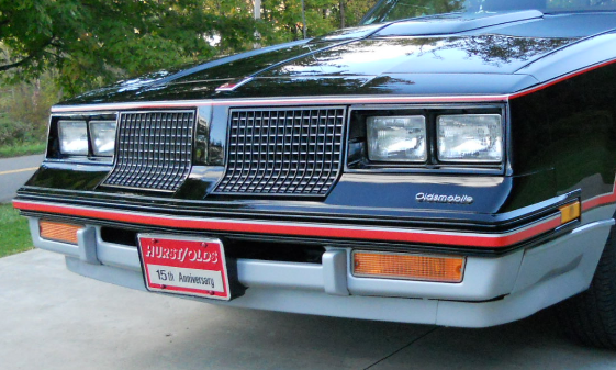 1981-88 Oldsmobile Cutlass 442 H/O Front and Rear Bumper Trim Black